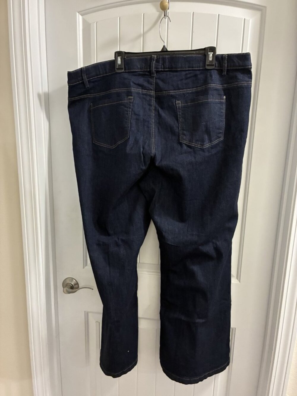 Denim Essentials Wide Leg Jeans Size 24 Waist 47”, Inseam 29.5” , Rise 13”